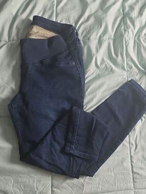 Women’s Dark Blue Stretch Maternity Jeans